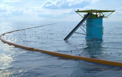 Tham vọng dọn rác đại dương bằng hàng rào cao su